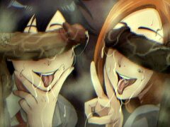 that bad slut inoue orihime gets wild with blonde hair and condom play