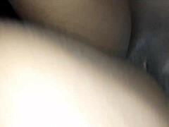 wet shaved pussy gets sensual lick and big cock missionary fuck before bed