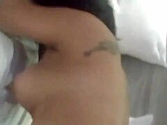Latina milf masturbates wet pussy