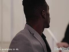 hey, that blonde teen 18+ can't resist her black step dad's huge cock in tight pussy action