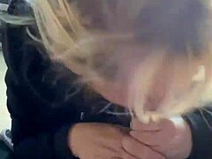 DTLA milf eats cum shot from juicy interracial facial load!