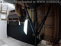 Mandy Mynxx delivers intense oral session with deepthroat sucking and gagging on cock