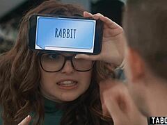 Stepdaughter Leana Lovings and stepmom Bunny Madison are sharing in this taboo family fantasy with old and young action