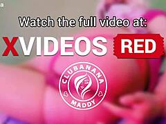 Promo Trans Maddy Diamond Eats Sweets with Her Fat Ass Using Banana and Toys