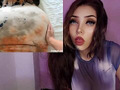 Naughty big ass Latina model gets horny and takes creampie from lover in steamy hotel pounding