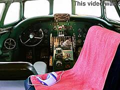 WOW! BLOWJOB PREVIEW IN COCKPIT WITH AGARABAS AND OLPR USING HANDS AND MOUTH