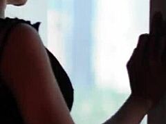 Busty transpinay ladyboy says she masturbates solo with cumshot