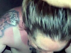 Blonde Slut Lover Deepthroats Big Cock for Facial Cumshot on Natural Big Tits