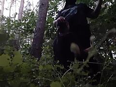 I'm fucking my stepsister deep in her mouth out in the woods to avoid her boyfriend.
