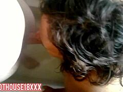 curvy mature bbw milf teases with homemade blowjob and doggy style, ending in cum on her huge belly