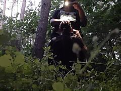 I'm fucking my stepsister deep in her mouth out in the woods to avoid her boyfriend.
