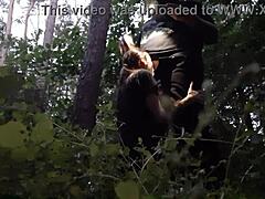 I'm fucking my stepsister deep in her mouth out in the woods to avoid her boyfriend.
