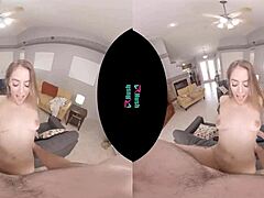 vrhush kenzie madison gets pov fuck doggystyle with cumshot on face after long day at work