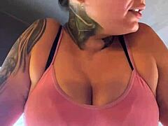 At the gym I almost got expelled for wearing tiny blouse getting all sweaty