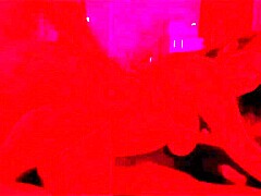 Safada Hints at Wild Orgy with Four Friends under Red Light and Funk Music