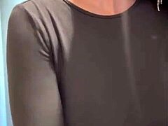 I caress my milky tits until I orgasm hard as a stepmother... wait, uh, yeah that's it