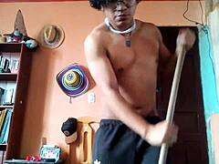 Amateur Athlete Displays Impressive Fitness With Defined And Rich Abdominal Muscles In Workout.