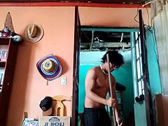 Amateur Athlete Displays Impressive Fitness With Defined And Rich Abdominal Muscles In Workout.