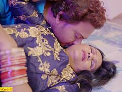 so this indian model bhabhi hooks up with her devar lover for some hot anal creampie action in doggystyle and more