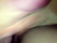 That young Czech teen gives the best handjob ever with a huge cumshot on her tits