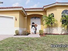 Threesome Action With Black Teen Babes!
