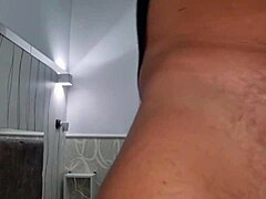 Oh damn, intense anal and handjob with hot moans from huge cock and tons of sperm on muscular bodybuilder neighbor!