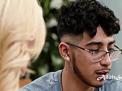 Stepmom, we can quit when it starts feeling wrong, but blonde milf Brittany Andrews takes Diego Perez in taboo kinky mother-in-law fuck!