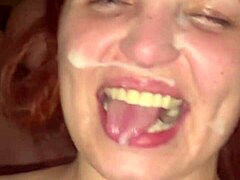 Facials Compilation with Sexy Redhead Milfs