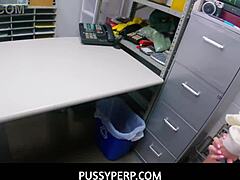 pussyperp - hot tiny 18+ virgin teen 18+ shoplifter strip searched and fucked to orgasm by officer - mazy myers