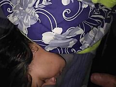 Horny mature bbw mom gives wet blowjob to son's friend in homemade encounter with big ass facial cumshot