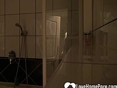 Amazing Brunette Lets Her Man Record Her Shower