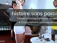 Livraison arrives with European milf Charlie bent over for amateur blowjob and doggystyle anal assfucking in French homemade sex.