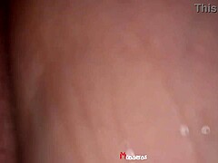 latina babe squirts hard from intense doggystyle pounding with creampie finish in homemade video