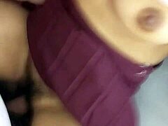 i grab my stepsisters big tits and fuck her hairy pussy hard. this college uniform stays on in our amateur video