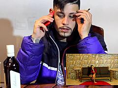 I felt so excited calling my tattooed Brazilian friend over for our sensual interracial amateur sex recording.