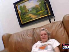 this horny redhead luna parish dives in and tongue fucks sassy's shaved pussy to celebrate her birthday with passion