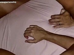 Me and wife, cumshot in her ass, then eating cum, oops