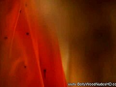 Sensual Bollywood babe dances with teasing nude moves!