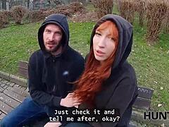 Big-Titted Stranger Tempts With Outdoor Pickup Sex And Shaved Pussy In Cheating Adventure