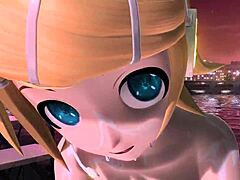 So hatsune miku rin and luka are rocking that full nude bunny costume mod in project diva