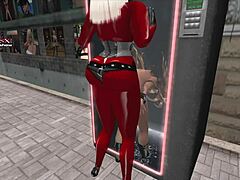 Shemale Using Girl In Slut Vendor Gloryhole In Second Life Webcam Cartoon!