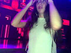 I Feel So Turned On Picking Up This Wet Teen Slut Student and Fucking Her Tight Holes Rough in the Night Club Toilet Until Cum Covered