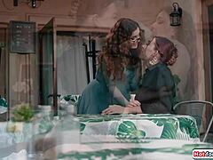 fucking my tgirl college gf in her cafe