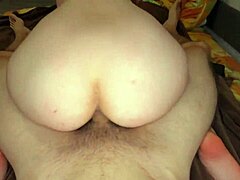 cums twice with shaking legs as fat cock stretches sweet tight pussy in quick intense fuck