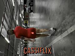 a coelhinha com bunda grande enfiou a cenoura toda na bucetinha no cassiflix