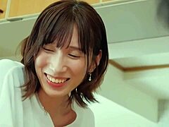 oh that pretty asian shemale feels so intense with rough anal sex at home