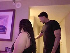 that big booty hotwife is totally obsessed with bbc and devours it deep