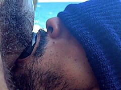 Brazilian Bodybuilder Dominates Two in Intense Outdoor Interracial Anal Action