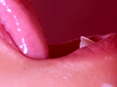 Step Sister Gets Intense Facial Close-Up Blowjob!