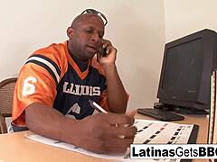 Rane says, let's get Jasmine in here for this hot interracial threesome with big black cock.